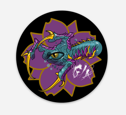 Claw of the Dragon Lotus Sticker