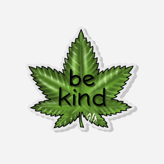 Be Kind Bud Sticker