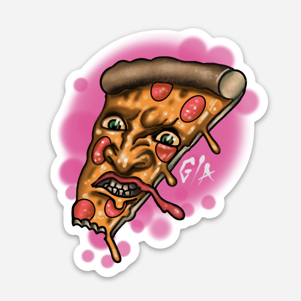 Elm St. Pizza Sticker