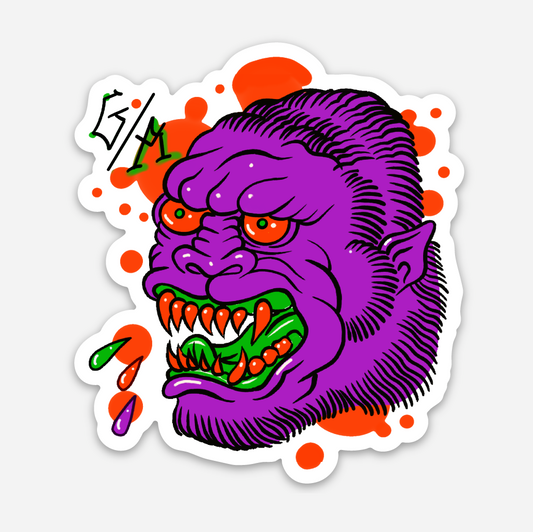 Grape Ape Sticker